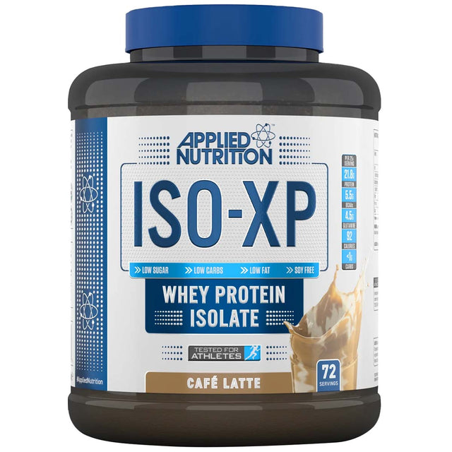 Applied Nutrition ISO-XP 100% Whey Protein Isolate, Cafe Latte, 1.8 Kg - Applied Nutrition