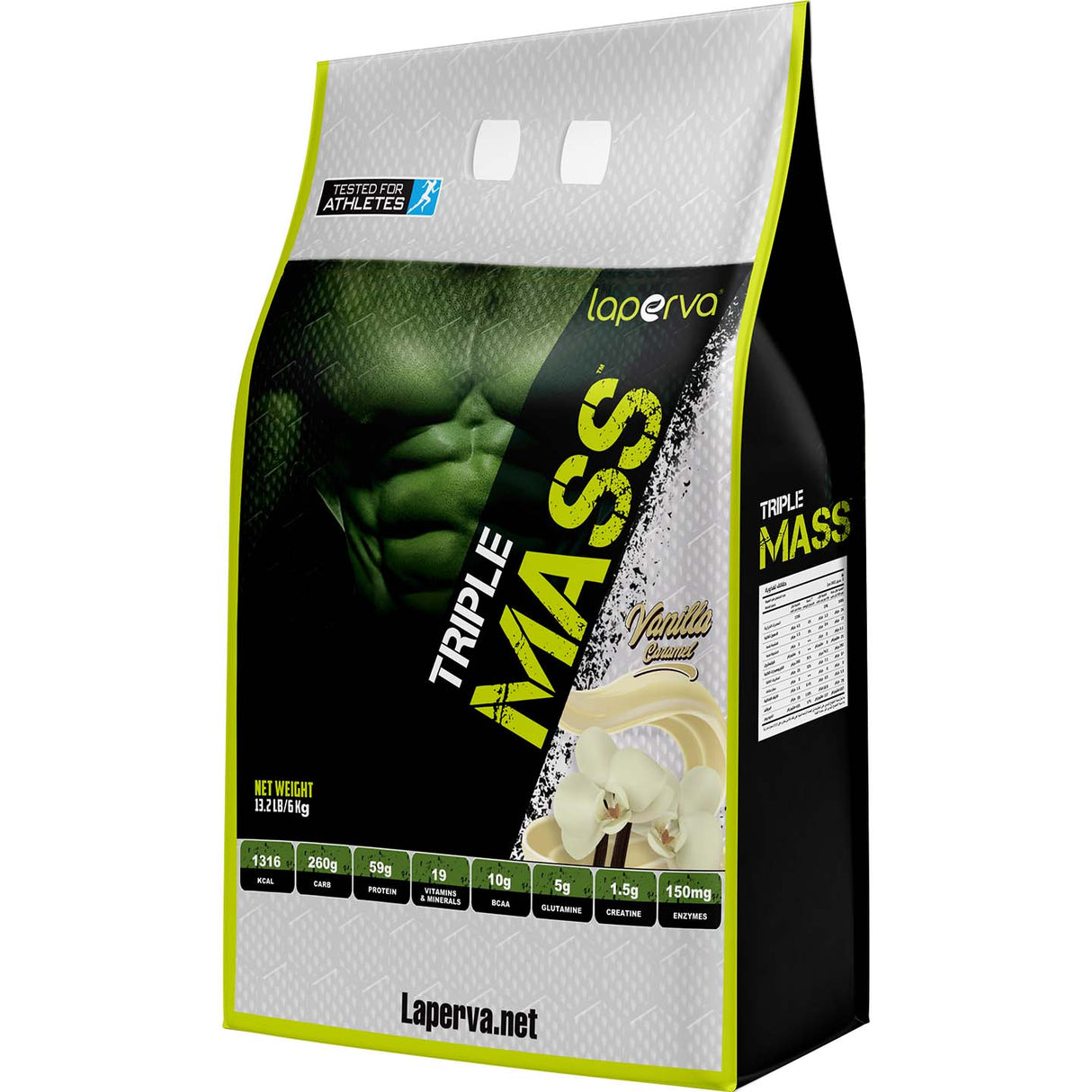 Laperva Triple Mass Gainer, 13 LB, Vanilla Caramel - Laperva