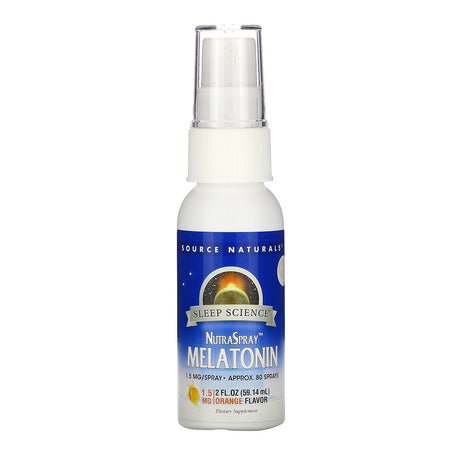 Source Naturals Nutra Sleep Science Melatonin, 1.50 mg, Orange - Source Naturals