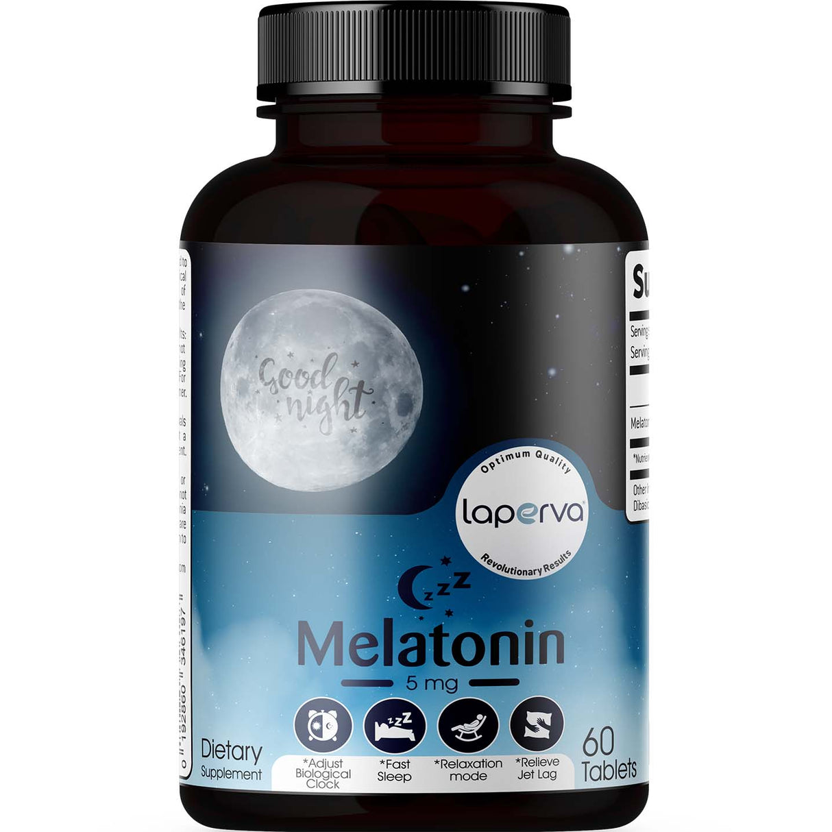 Melatonin 5 mg, 60 Tablets - Laperva - Laperva