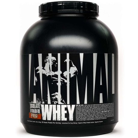 Universal Nutrition Animal Whey Isolate Loaded, Cookies and Cream, 4 LB - Universal Nutrition