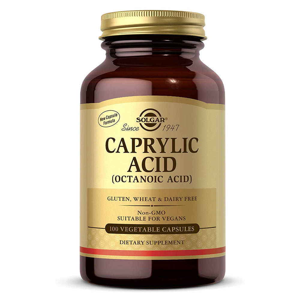 Caprylic Acid, Solgar 100 Capsules - Solgar