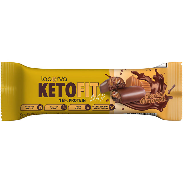 Laperva Keto Fit Chocolate Caramel Bar, 1 - Laperva