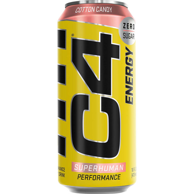 Cellucor C4 Original Carbonated Energy Drink, Cotton Candy, 473 ml - Cellucor