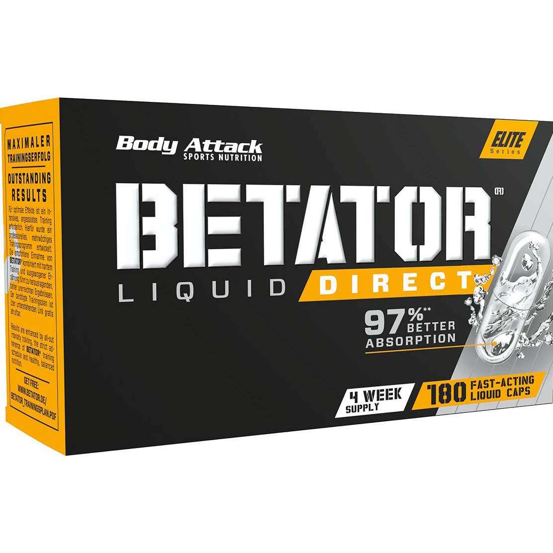 Body Attack Betator, 180 Capsules - Body Attack