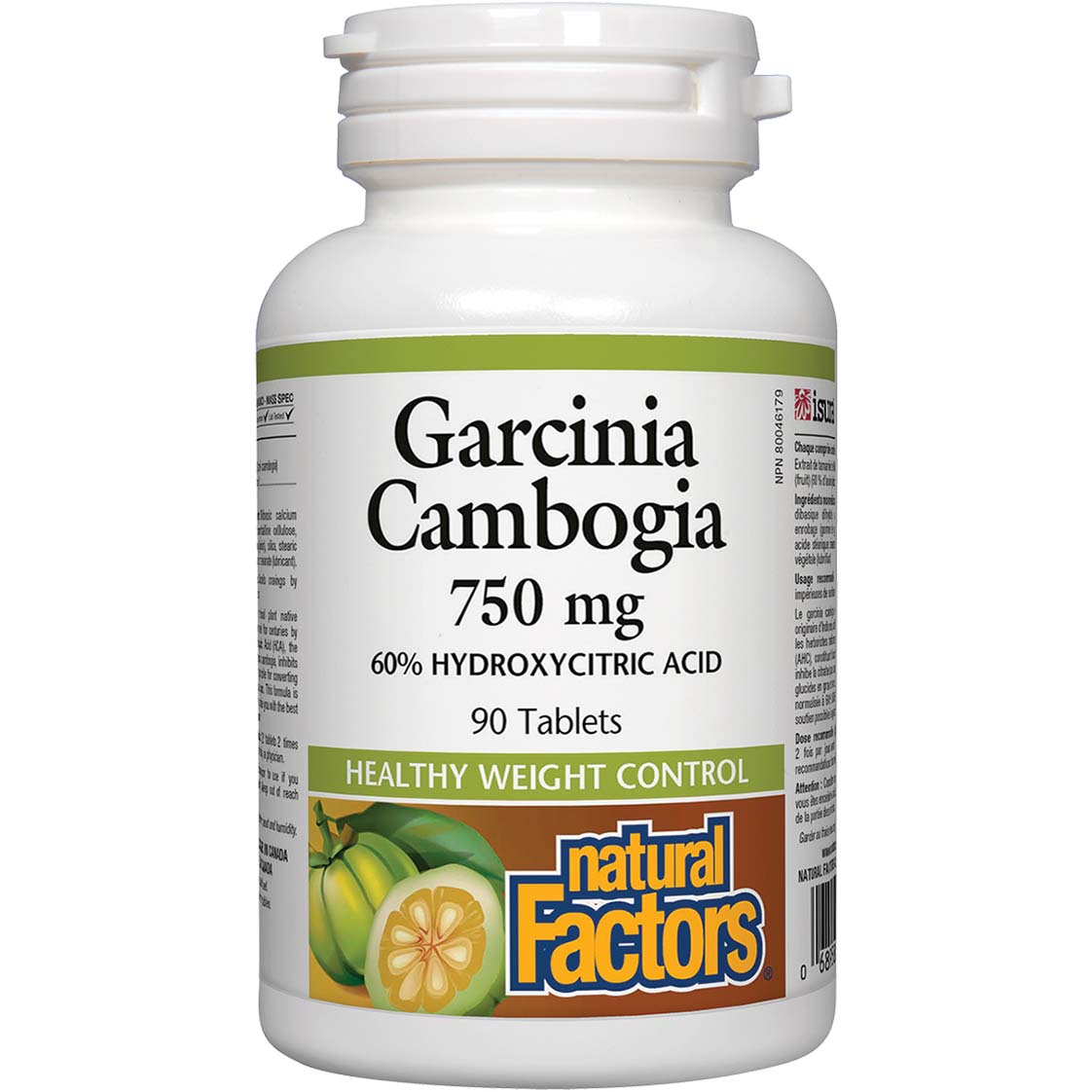 Garcinia Cambogia Natural Factors, 750 mg, 90 Tablets - Natural Factors