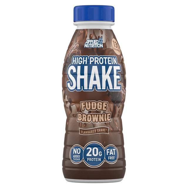 High Protein Shake, Fudge Brownie, Applied Nutrition, 330 ML - Applied Nutrition