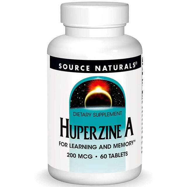 Huperzine A, 200 mcg, 60 Tablets - Source Naturals - Source Naturals