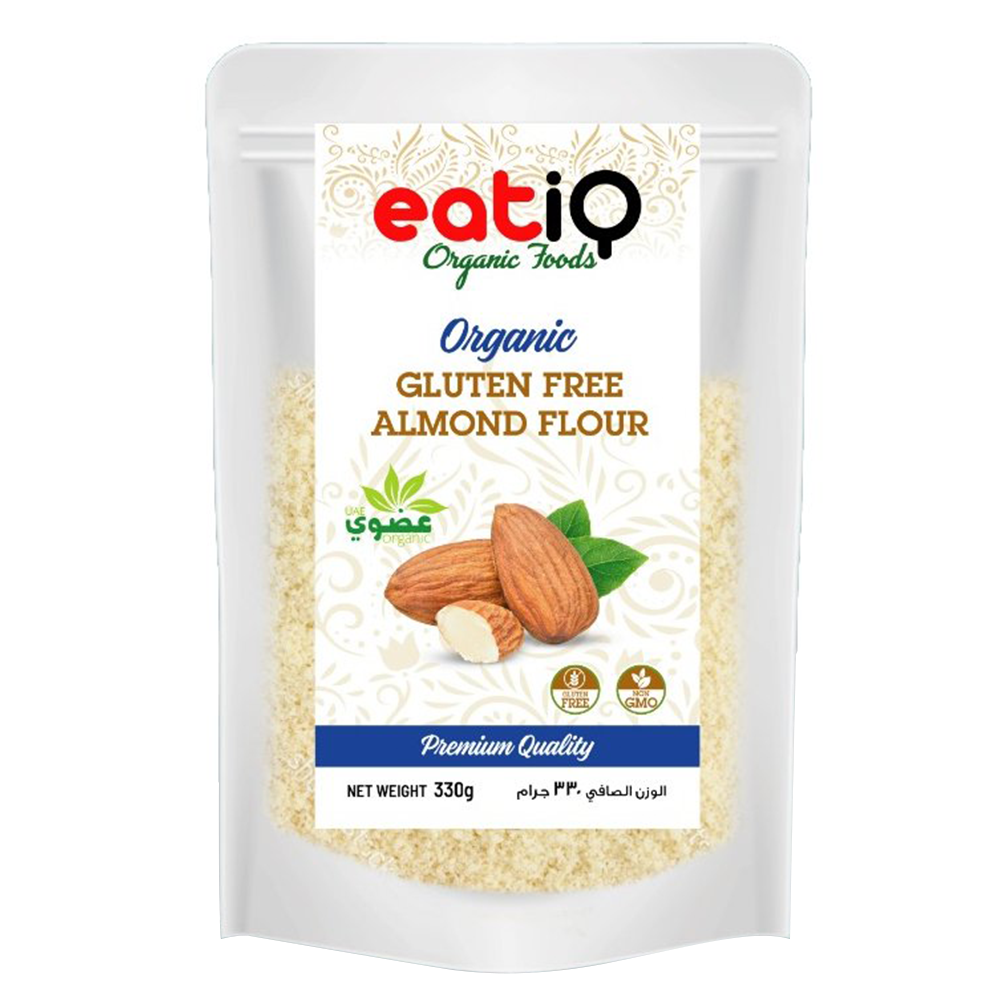 Eatiq Organic Foods Gluten Free Organic Almond Flour, 330 Gm - Eatiq Organic Food