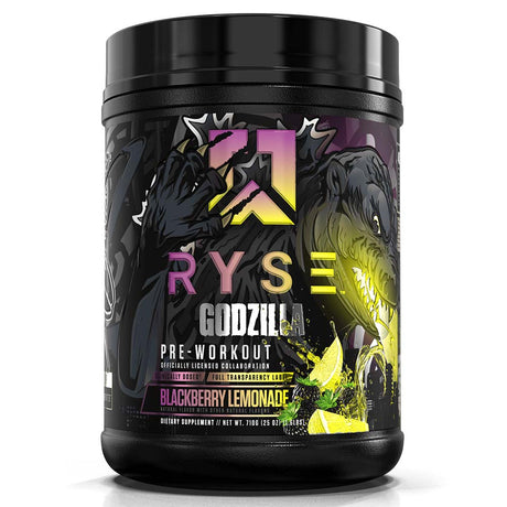 RYSE Godzilla Pre Workout, Blackberry Lemonade, 40 Servings - RYSE