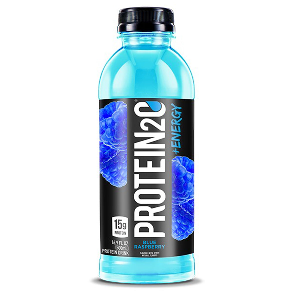 Protein2o Protein Infused Water Plus Energy, Blueberry Raspberry, 500 ML - Protein2o