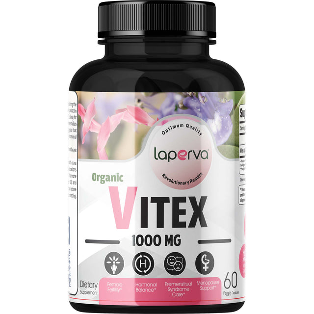 Organic Vitex by Laperva, 1000 mg, 60 Veggie Capsules - Laperva