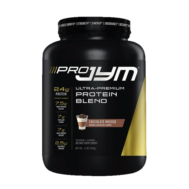 JYM Pro Ultra Premium Protein Blend, Chocolate Mousse, 4 LB - JYM