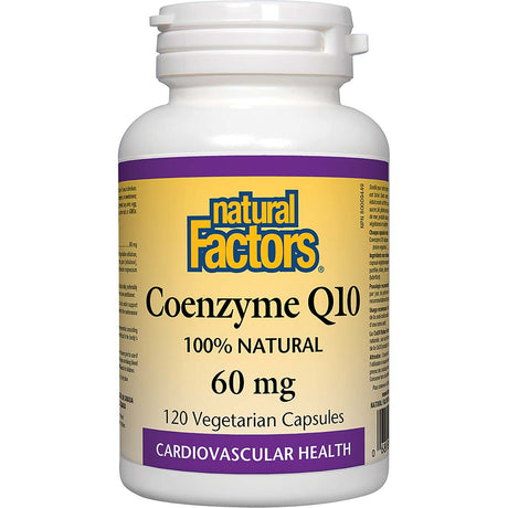 Coenzyme Q10, 60 mg, 120 Softgels, Natural Factors - Natural Factors