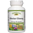 Siberian Ginseng, 250 mg, 90 Capsules - Natural Factors - Natural Factors