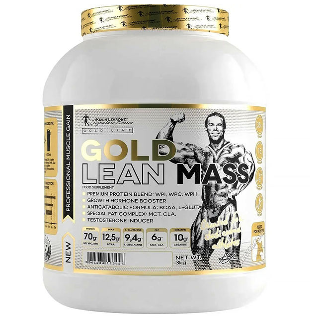 Kevin Levrone Gold Lean Mass, Cookies and Cream, 3 Kg - Kevin Levrone