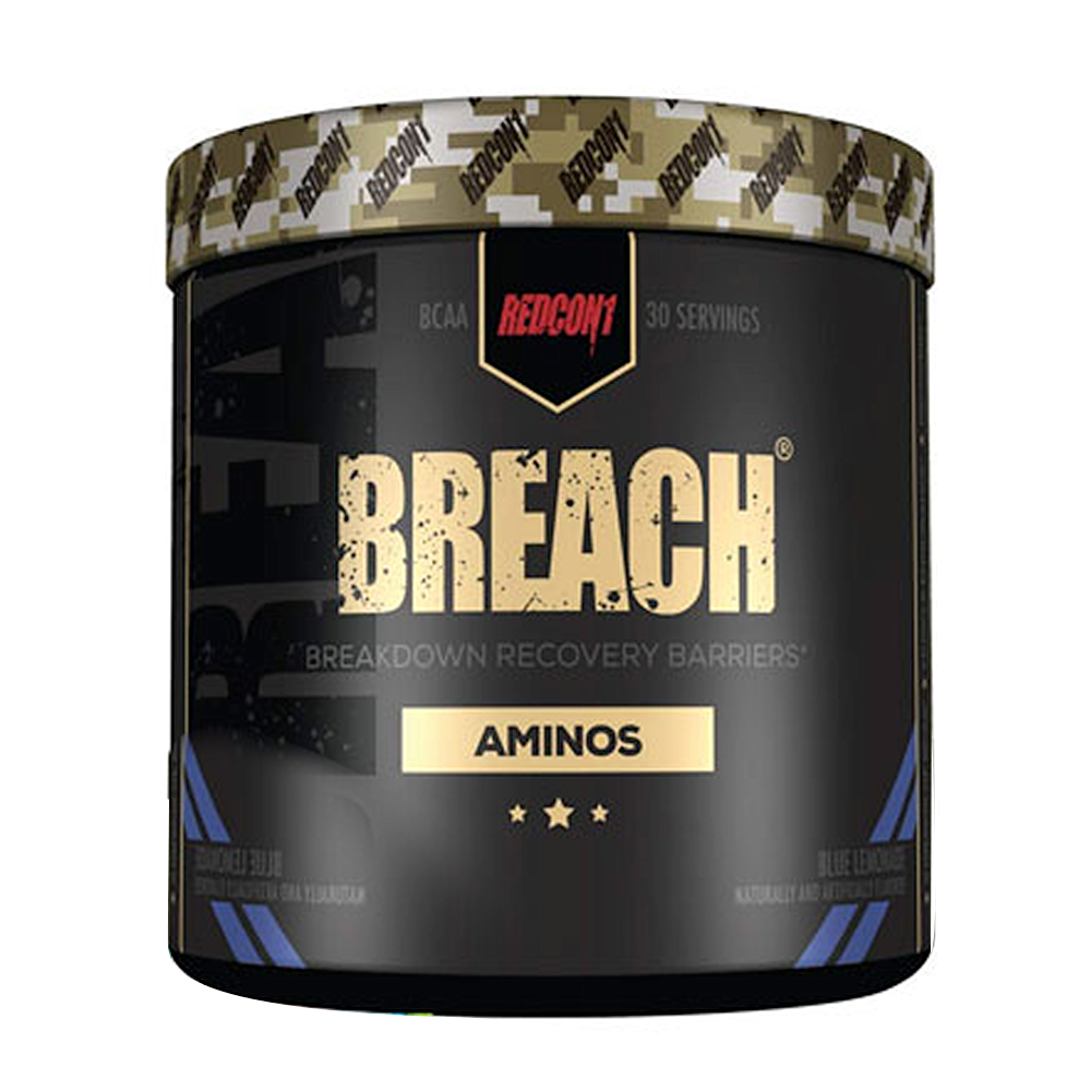 Redcon1 Breach BCAA Aminos, Blue Lemonade, 30 servings - Redcon1