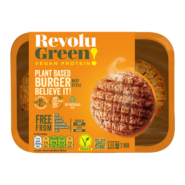 Revolu Green Beef Burger, 150 Gm - Revolu Green