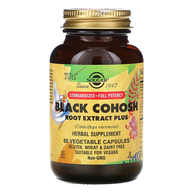 Solgar Sfp Black Cohosh Root Extract, 60 Vegetable Capsules - Solgar