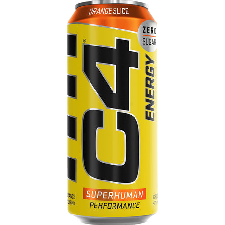 Cellucor C4 Original Carbonated Energy Drink, Orange Slice, 473 ml - Cellucor