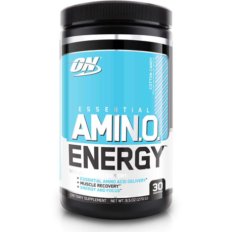 Optimum Nutrition Amino Energy, Cotton Candy, 30 Servings - Optimum Nutrition