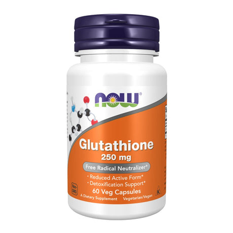 Now L-Glutathione, 250 mg, 60 Veggie Capsules - Now