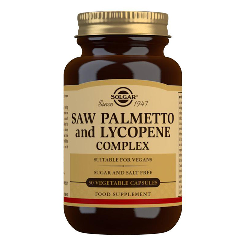 Solgar Lycopene and Saw Palmetto Complex, 50 Vegetable Capsules - Solgar