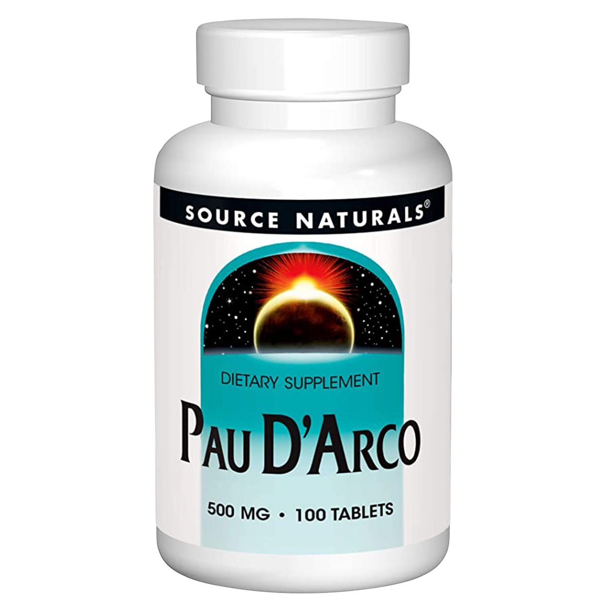 Pau D'Arco 500 mg, 100 Tablets - Source Naturals - Source Naturals