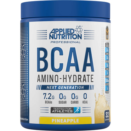 BCAA Amino Hydrate, Pineapple, 32 Serving, Applied Nutrition - Applied Nutrition