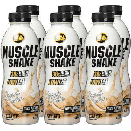 All Stars Protein Muscle Shake, Vanilla, Box of 6 Pieces - All Stars