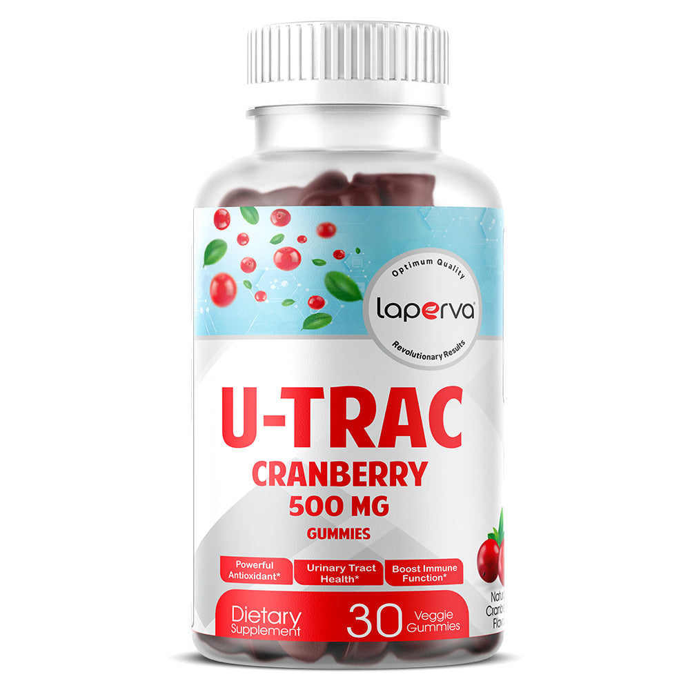 Laperva U-TRAC Cranberry, 500 mg, 30 Veggie Gummies - Laperva