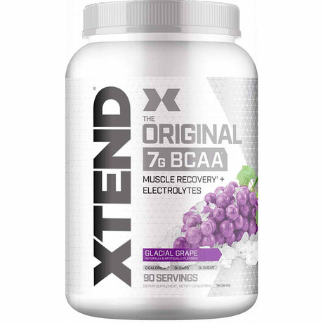 Xtend Original BCAA, Glacial Grape, 90 - Xtend