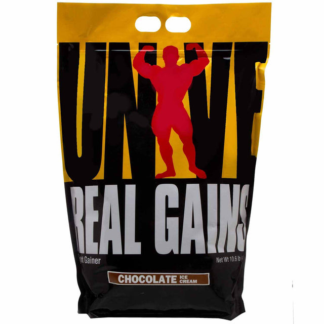 Universal Nutrition Real Gains, 10.6 Lb, Chocolate Ice Cream - Universal Nutrition