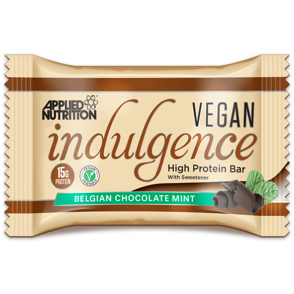 Vegan Indulgence Bar, Belgian Chocolate Mint, Applied Nutrition, 1 Bar - Applied Nutrition