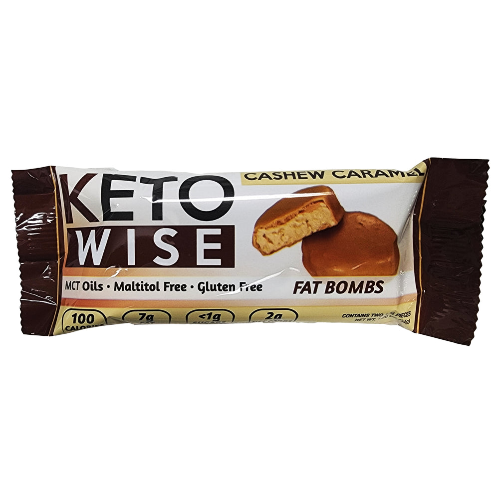 Cashew Caramel Keto Wise Fat Bombs, 1 Piece - Keto Wise