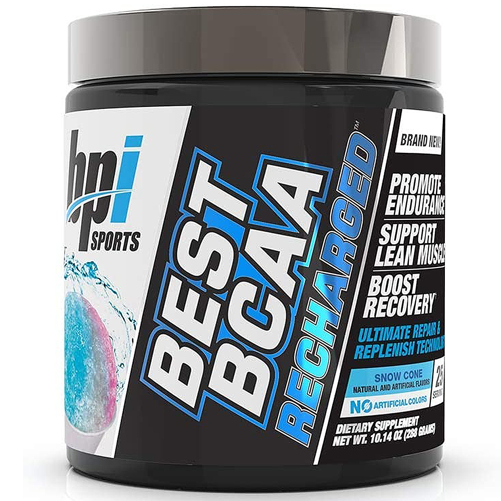 BPI Sports Best BCAA Recharged, Snow Cone, 25 - bpi Sports