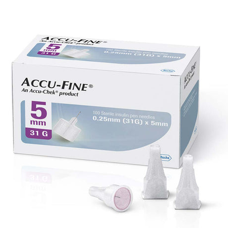 Accu-Chek Accu-Fine, 5 MM, 100 Needles - Accu-Chek