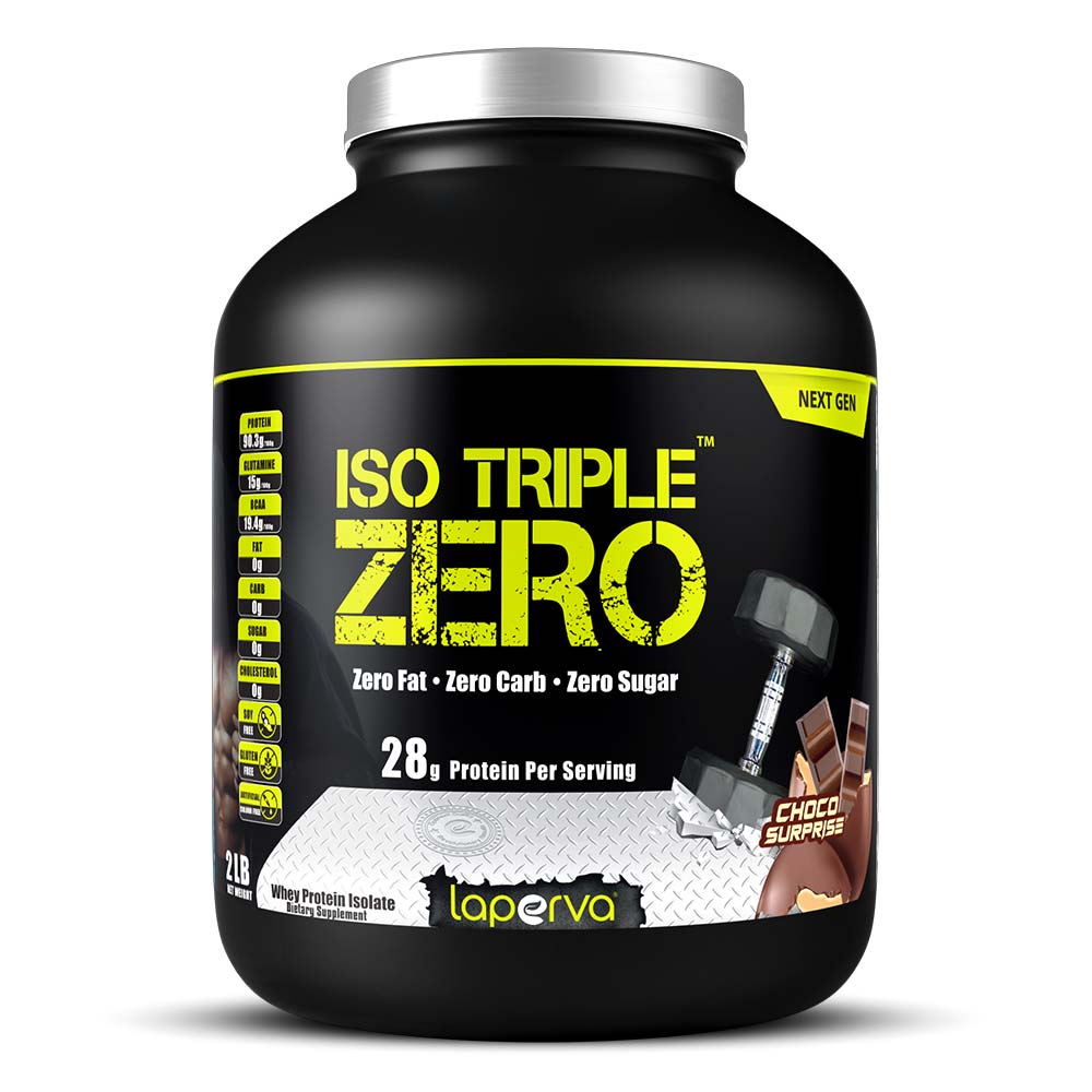 Laperva Iso Triple Zero Next Generation Whey Protein, Choco Surprise, 2 LB - Laperva