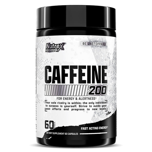 Nutrex Research Caffeine, 200 mg, 60 Capsules - Nutrex Research