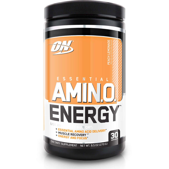 Optimum Nutrition Amino Energy, Peach Lemonade, 30 Servings - Optimum Nutrition