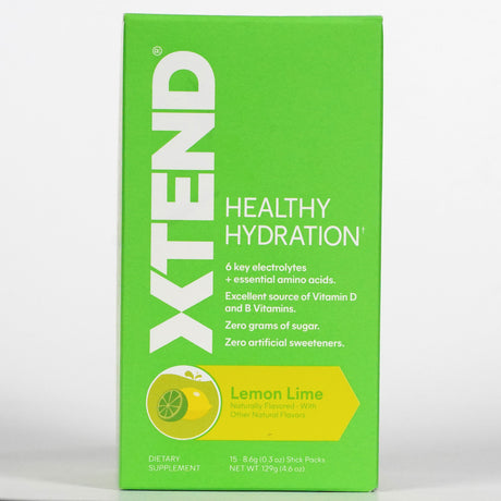 Xtend Healthy Hydration, Lemon Lime, 15 Sticks - Xtend