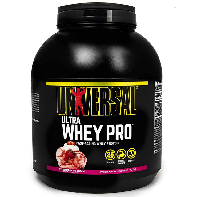 Universal Nutrition Ultra Whey Pro, 5 LB, Strawberry Ice Cream - Universal Nutrition