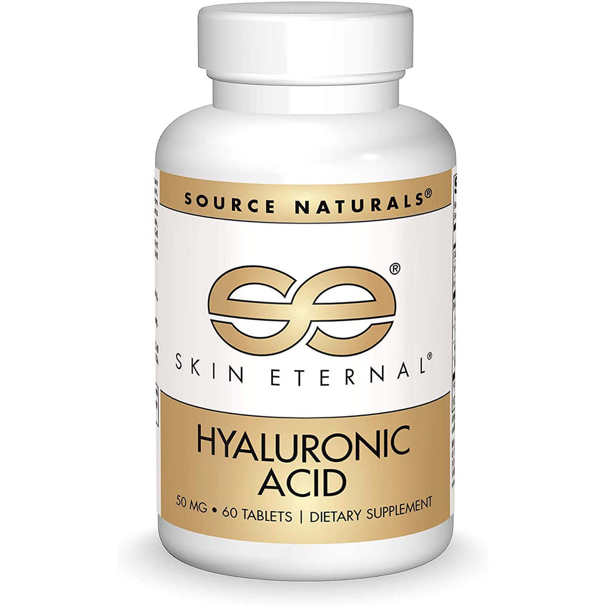 Source Naturals Hyaluronic Acid Skin Eternal, 50 mg, 60 Tablets - Source Naturals