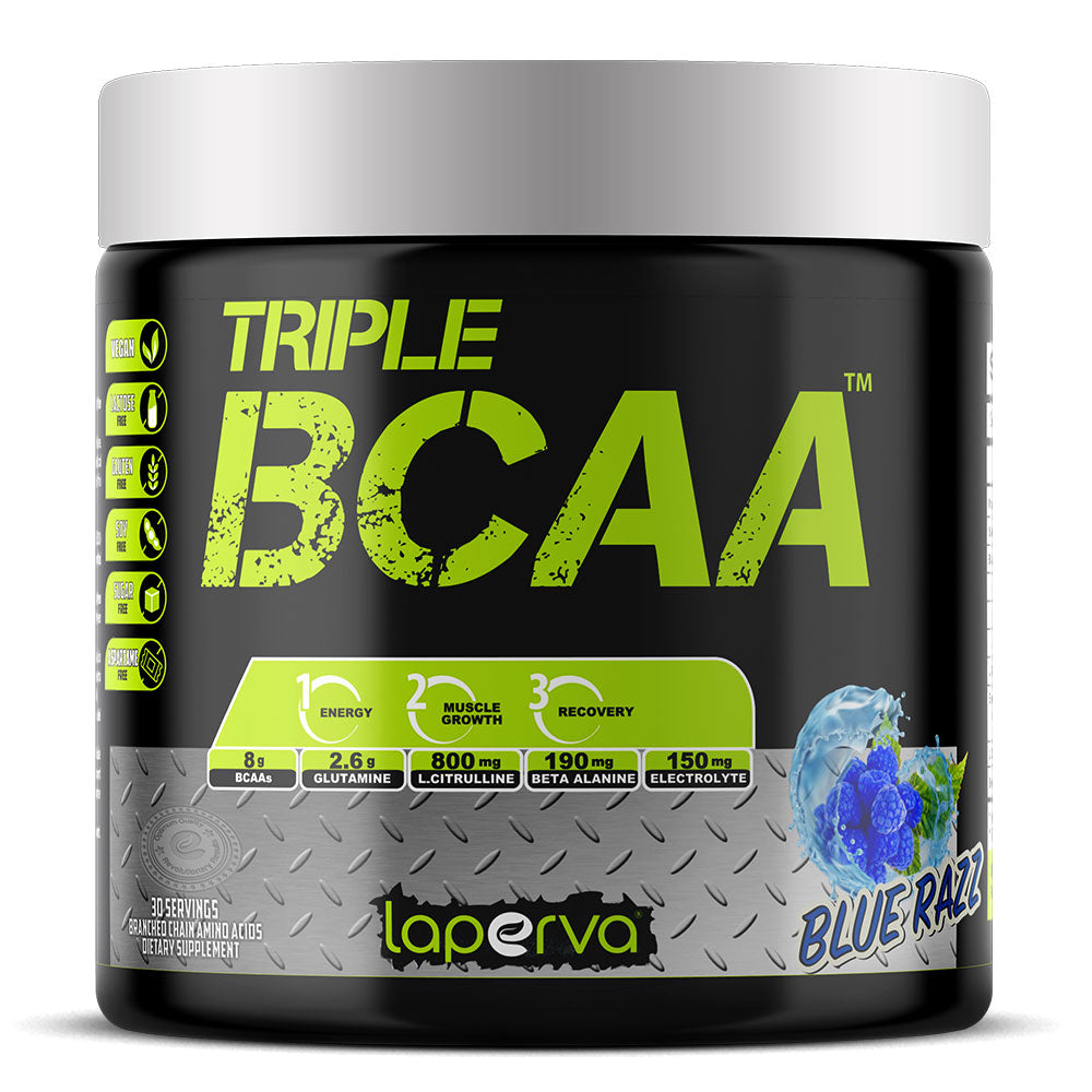 Laperva Triple BCAA, Blue Raspberry (30) - Laperva