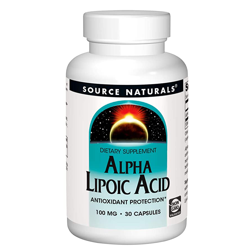 Source Naturals Alpha Lipoic Acid, 100 mg, 30 Tablets - Source Naturals