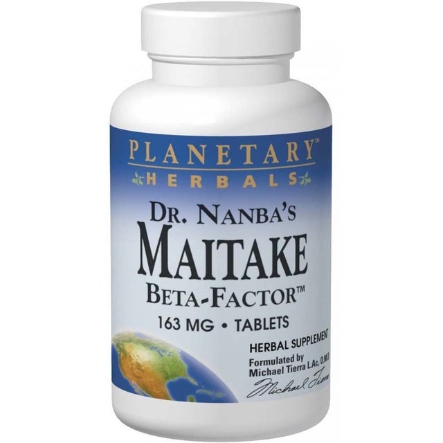 Planetary Herbals Maitake Beta-Factor, 163 mg, 30 Tablets - Planetary Herbals