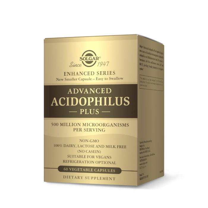 Solgar Advanced Acidophilus Plus 40+, 60 Vegetable Capsules - Solgar