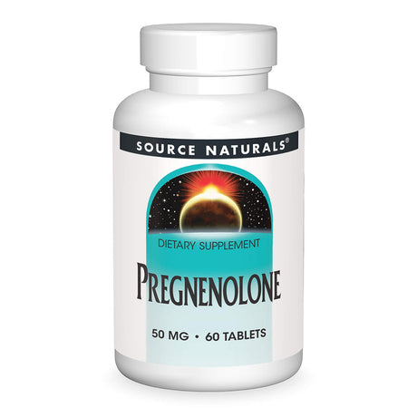 Source Naturals Pregnenolone, 50 mg, 60 Tablets - Source Naturals