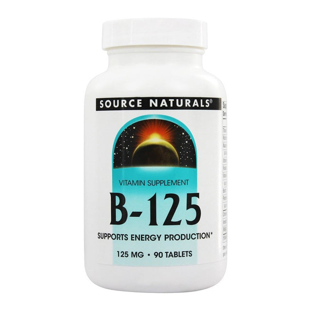 Source Naturals B-125, 90 Tablets, 125 mg - Source Naturals