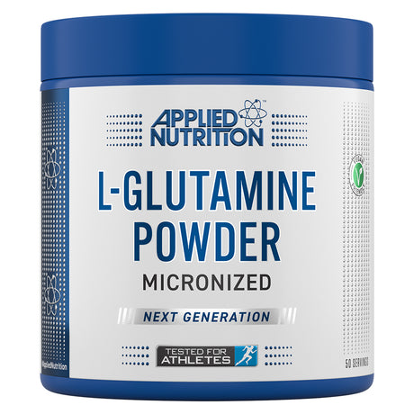 Micronized L-Glutamine Powder, Unflavored, 250 Gm - Applied Nutrition - Applied Nutrition